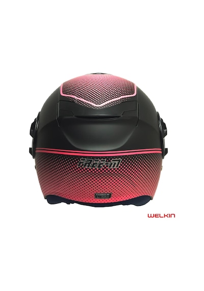 Motosiklet Yarım Kask Double Güneş Vizörlü Siyah Ece Sertifikalı Abs Material Motorcu Kaskı Welkin Çok Renkli