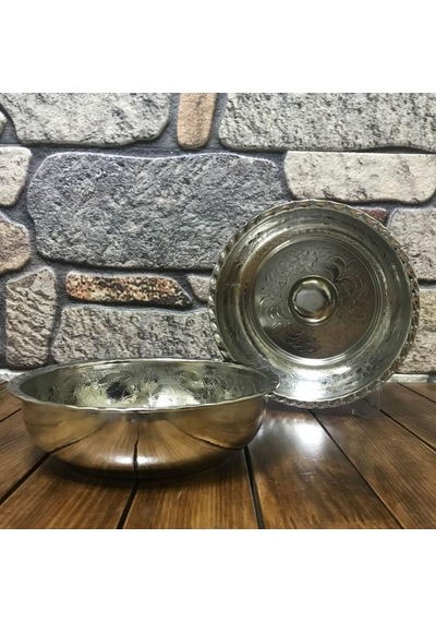 Bakır Hamam Tası Nikel