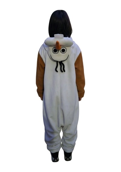Olaf Kostümü Karlar Ülkesi Olaf Pijama Tulum Kostüm