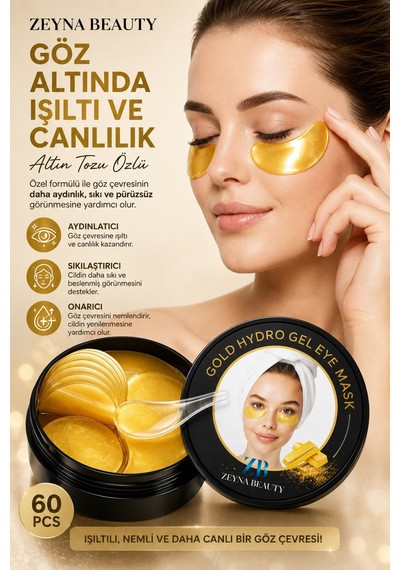 Göz Altı Maskesi Aydınlatıcı Sıkılaştırıcı Ve Onarıcı Altın Tozu Özlü - 703026864