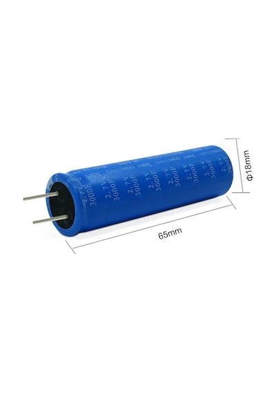 2.7v 3000f Süper Kondansatör Pil Yüksek Enerji Süperkapasitör