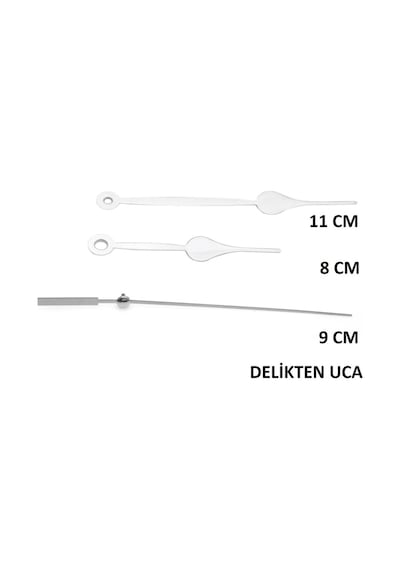 2 Adet Duvar Saati Mekanizması , Askılı , Şaft Uzunluğu 22 Mm , (523653738)
