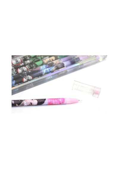 2 Adet Anime Figürlü Tükenmez Kalem 18 Cm Boyunda Figür Tasarımlı Yazı Kalemi, Ballpoint Pen