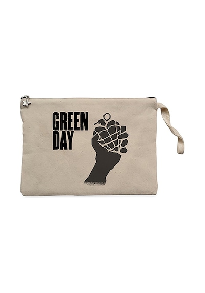 Green Day Bomb 2 Krem Clutch Astarlı Cüzdan / El Çantası Krem