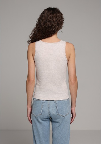 Colin's Colins Slim Fit Kadın Bej Atlet Cl1083454 Q1.v1 Bme