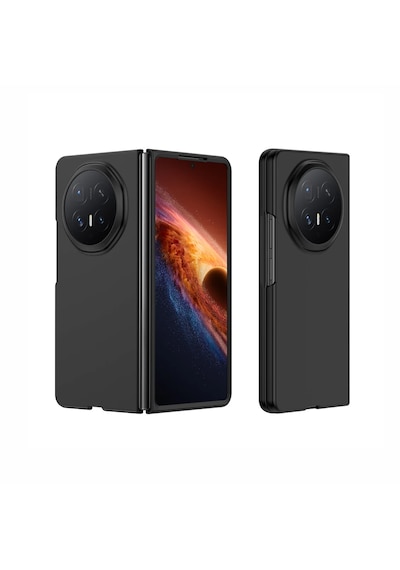 Microcase Honor Magic V6 İle Uyumlu Mat Yüzey Sert Plastik Kılıf - Al8848 Siyah