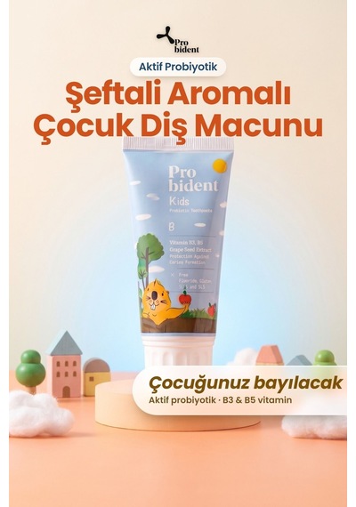 Probident Kids Diş Macunu Şeftali 60 ML