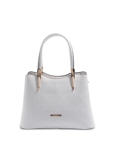 Silver Polo Sp1205 Kadın El Çantası Logolu Beyaz-beyaz