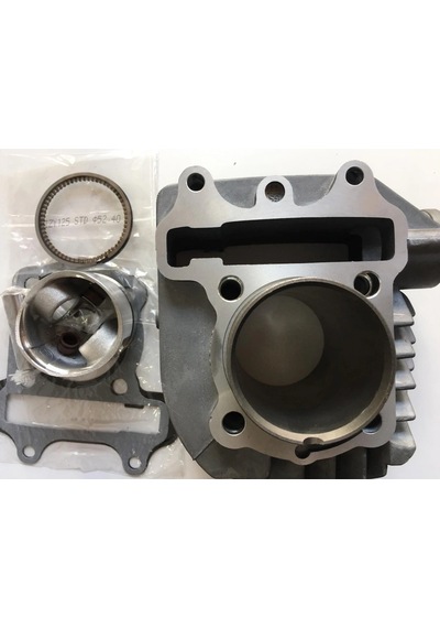 Honda Fizzy 125 Motosiklet Silindir Seti Oem Kalite Metalik Gri