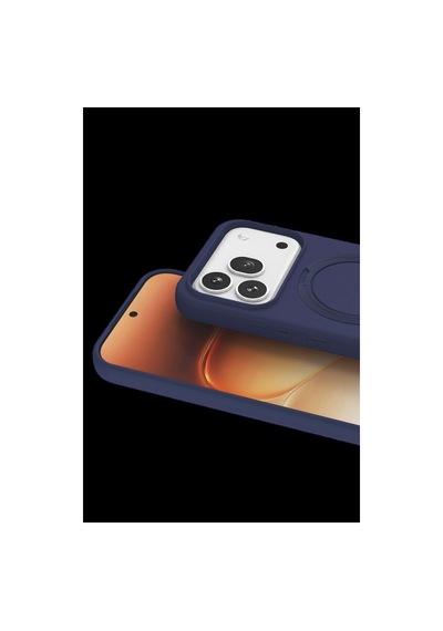 Huawei Honor 600 Pro Regal Magsafe Standlı Kapak - Lacivert