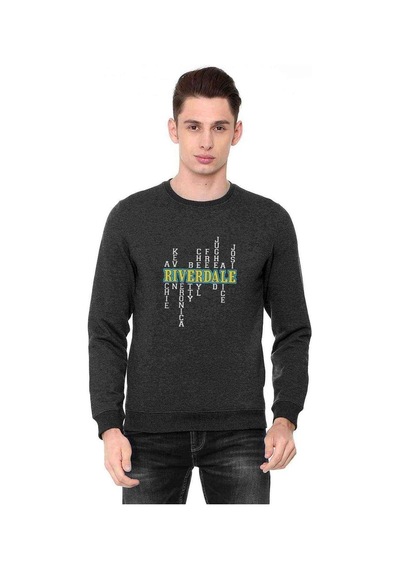 Riverdale Riverdale & Character Names Baskılı Füme Erkek Sweat