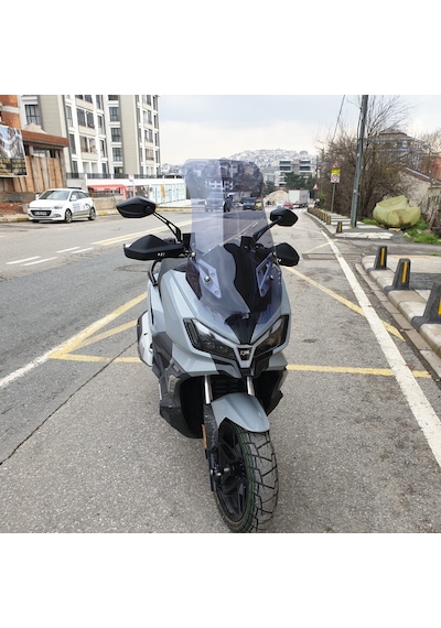 Motocam Sym Adx 300 Ön Cam 2024-2026 Model 75cm Füme Renkli 4mm Uzun