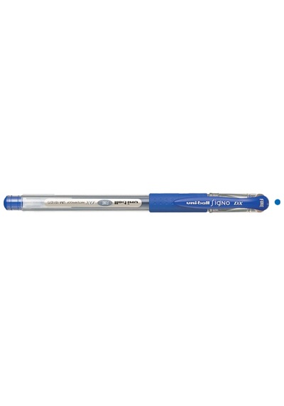 Uni-ball Roller Kalem Signo Dx Fine Jel Bilye Uç 0.7 Mm Mavi Um-151
