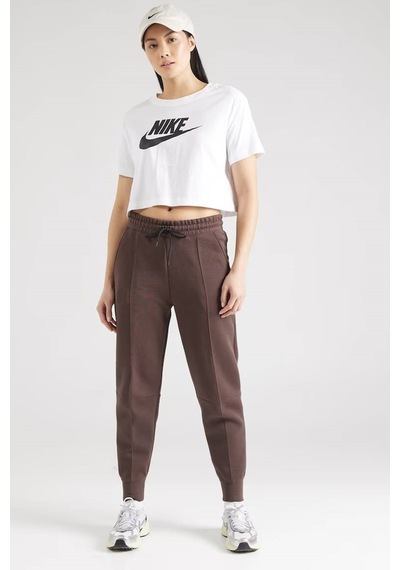 Nike Sportswear Tech Fleece Standart Fit Mid Rise Jogger Brown Kadın Eşofman Altı Kahverengi Kahverengi