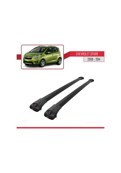 Chevrolet Spark 2009-2014 Arası İle Uyumlu Ace-1 Ara Atkı Tavan Barı Siyah