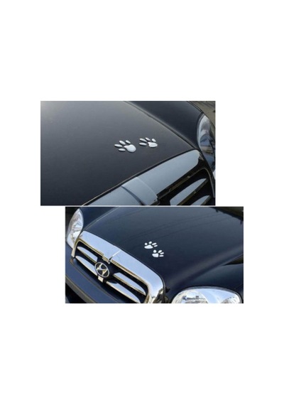 Araba Yapıştırma Sticker Köpek Patileri