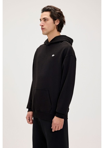 Bad Bear Drake Hoodie Os Siyah Sweatshirt 001