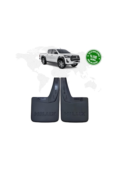 Toyota Hilux Uyumlu Arka 2'li Paçalık Çamurluk - Tozluk