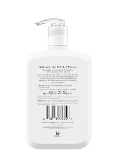 Neutrogena Ultra Gentle Günlük Yüz Temizleme Jeli 354ml