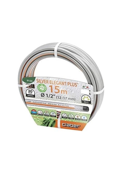 9123 Sılver Hortum 15 Metre, Çap 1/2 İnç Abanoz