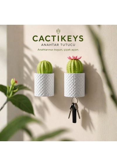 Cactikeys Anahtar Tutucu 16 X 9 X 9 Cm