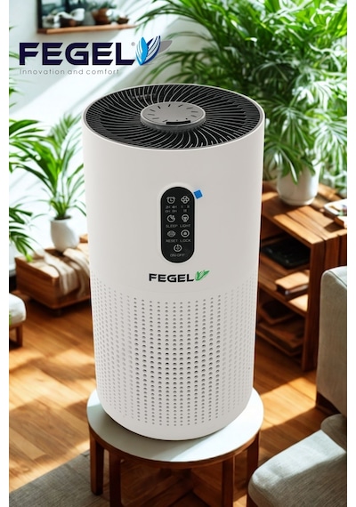 Fegel FG-M03N WiFi H13 HEPA Aromaterapili Çocuk Kilitli Gece Lambalı Hava Temizleyici