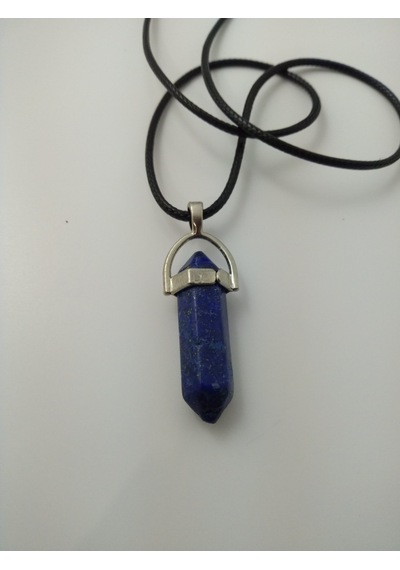 Lapis Lazuli Taşi Kolye/ Çivi Şeklinde Doğaltaş  Kolye Çok Renkli