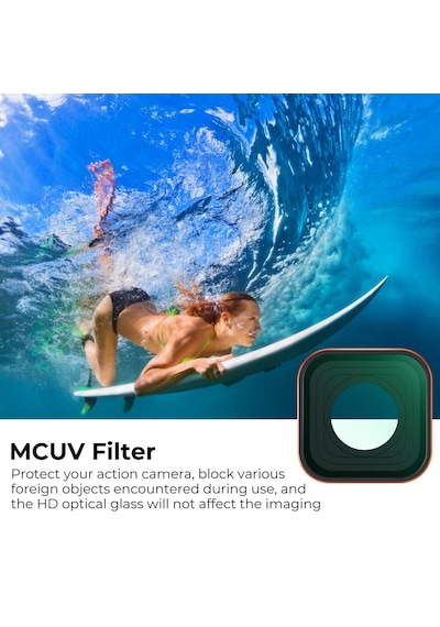 K&f Concept Gopro Uyumlu Uv Filtre -yüksek Çözünürlüklü / Hero 13-12-11-10-9 Uyumludur