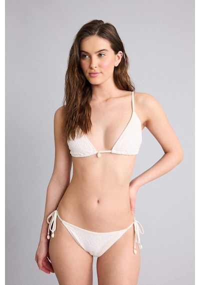 DeFacto Regular Fit Nakışlı Brode Üçgen Bikini Üstü-Fall in Love B6894AX25SMER103