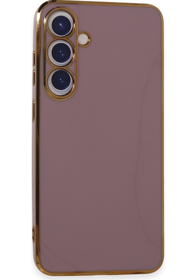 Samsung Galaxy Uyumlu - S24 Plus Kılıf Volet Silikon - Mor