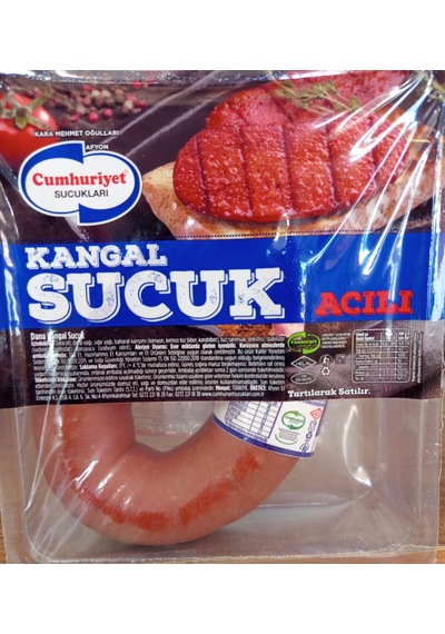 Acılı Kangal Sucuk 400gr-450gr Arası