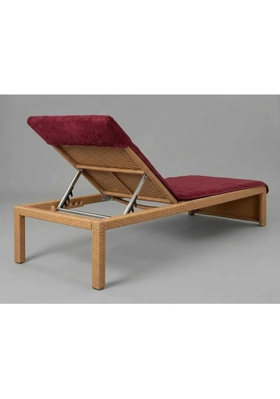 Lexroo %100 Pamuk Şezlong Havlusu Bordo 75x200 Cm