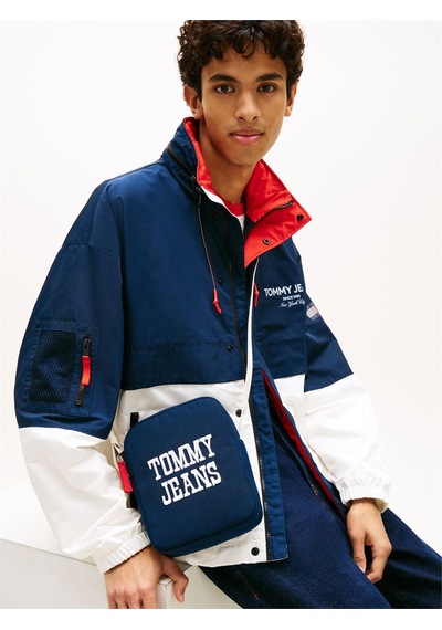Tommy Hilfiger Tjm Bold Varsıty Reporter Erkek Mavi Çanta - Am0am14223