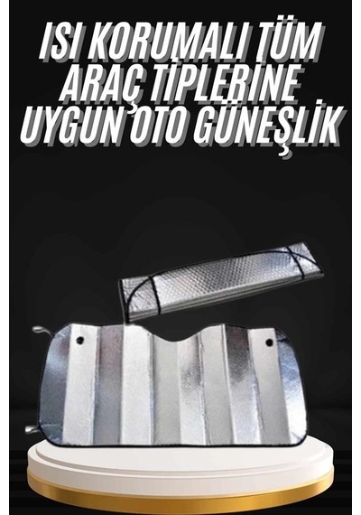 Araç Güneşlik Koruyucu Cam Güneşliği Otomobil Güneşlikleri Katlanabilir 02774874