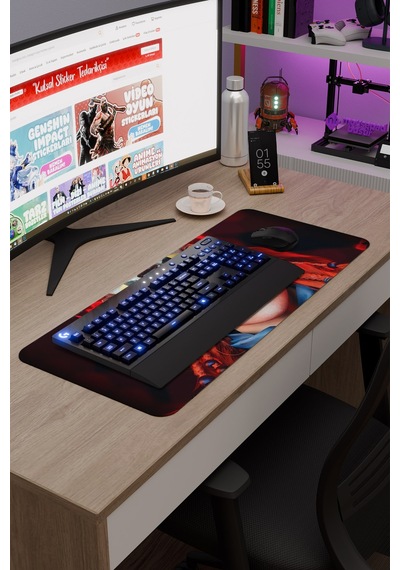 Horizon Zero Kaymaz Dikişli Kauçuk Oyuncu Mousepad V3 - 70x30 Xl Gaming Mouse Pad Fare Altlığı