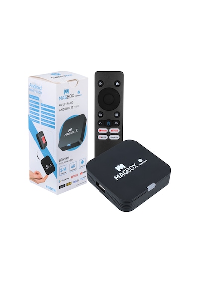 Magbox Electrobox 2 Gb Ram H313 İşlemci 16 Gb Hdd 4k Ultra Dahili Wifi Hd Androıd Tv Box Androıd 10