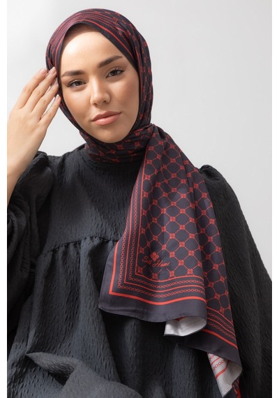 Silk Home %100 Twill İpek Şal 6514-02 Kırmızı