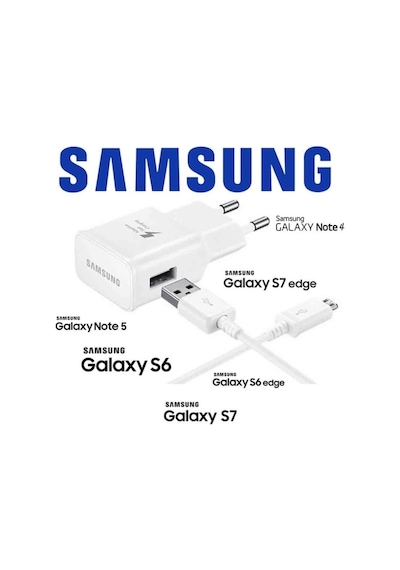 Samsung Uyumlu S6 S7 Edge Note 4 Note 5 Hızlı Şarj Cihazı Şarj Aleti