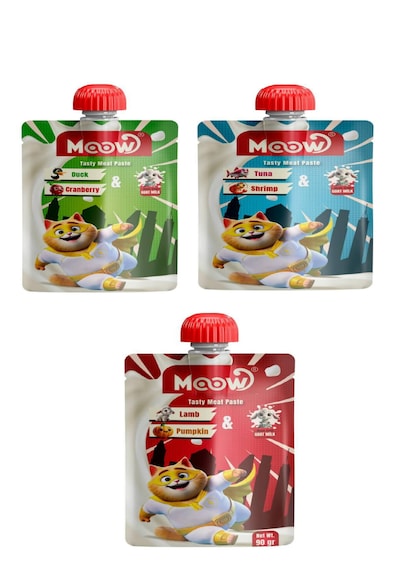 Kedi Et Ezmesi X 3 Adet Kuzulu&balkabaklı /ton Balıklı&karidesli/ördekli&kızılcıklı