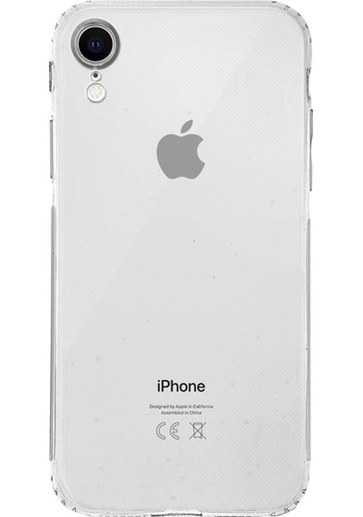 Apple Uyumlu iPhone XR ile Kapak Kamera Korumalı Şeffaf Tıpalı Silikon Kılıf