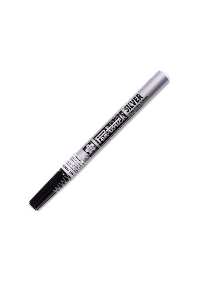 Sakura Pen-touch Markör Fine Permanent Kalem Gümüş 1.0 MM Gümüş