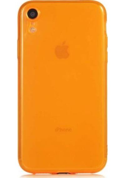 Apple Uyumlu iPhone Xr 6.1 Kilif Kamera Çikintili Renkli Trasnparan Silikon 565797101