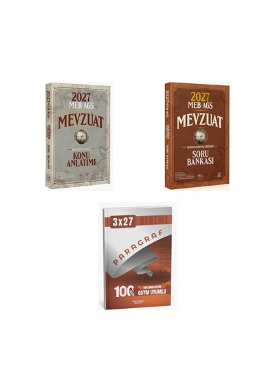2027 Cba Meb Ags Mevzuat + Anayasa + Anla Kazan Paragraf Deneme