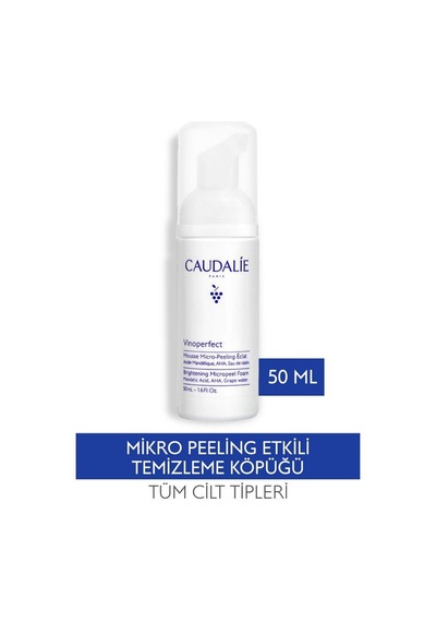 Caudalie Vinoperfect Işıltı Verici Mikro Peeling Temizleme Köpüğü 50 Ml