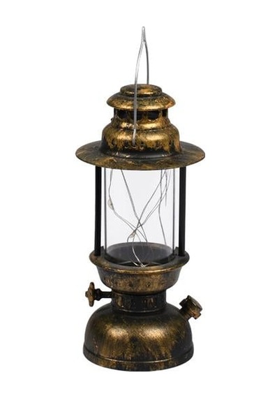 Qrk-bıb-0381 Ledli Gaz Lambası Biblo Küçük Şeffaf