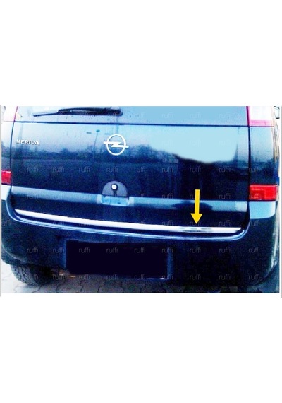 Opel Meriva Krom Bagaj Alt Çıtası 2003-2010 Arası   P.Çelik