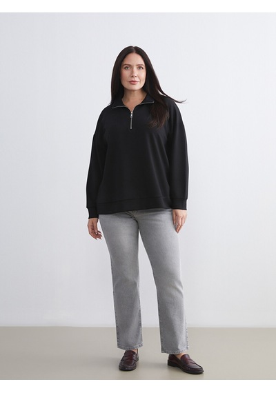 Lcw Jeans Gri Mom Fit Kadın Jean Pantolon