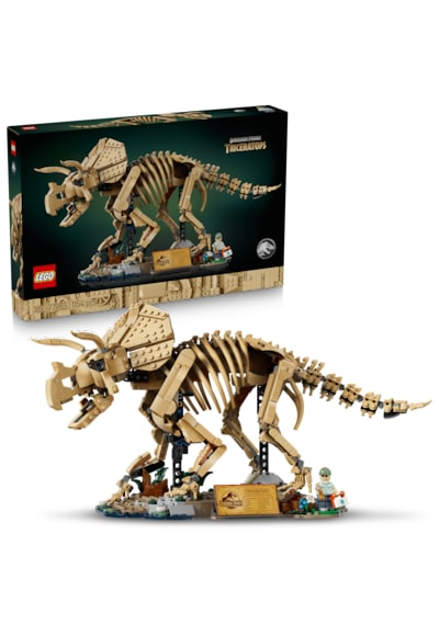 LEGO® Jurassic World Dinozor Fosilleri: Triceratops 77985 - Yetişkinler için Minifigür İçeren Model Yapım Seti (1154 Parça)