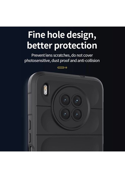 Microcase Huawei Nova 8I Miami Serisi Silikon Kılıf-Açık Mavi