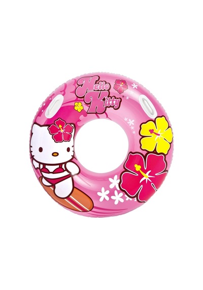 Hello Kitty Tutmaçlı Büyük Boy Deniz Simidi Pembe Havuz Simidi Ye